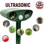 Уличный отпугиватель собак, животных с датчиком движения Ultrasonic X2