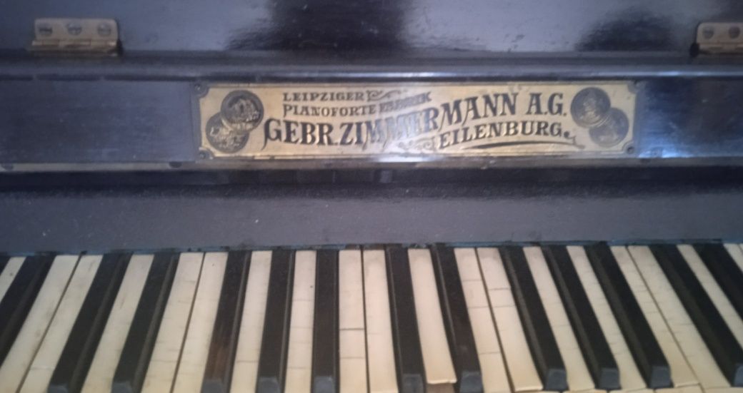 Pianino Gebr. Zimmermann przedwojenne