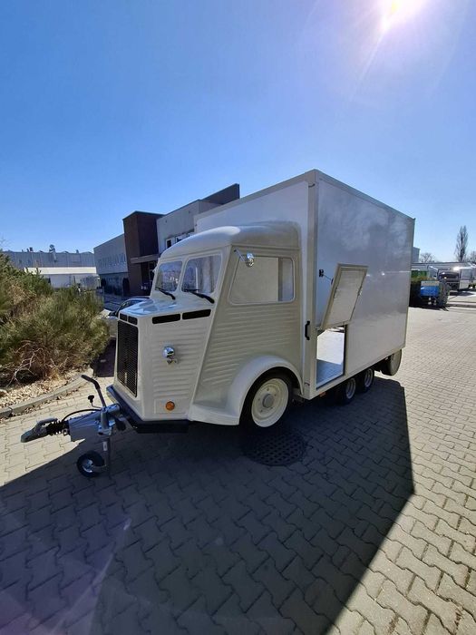 Przyczepa foodtruck retro HY - spożywcza, sklep mobilny - PRODUCENT