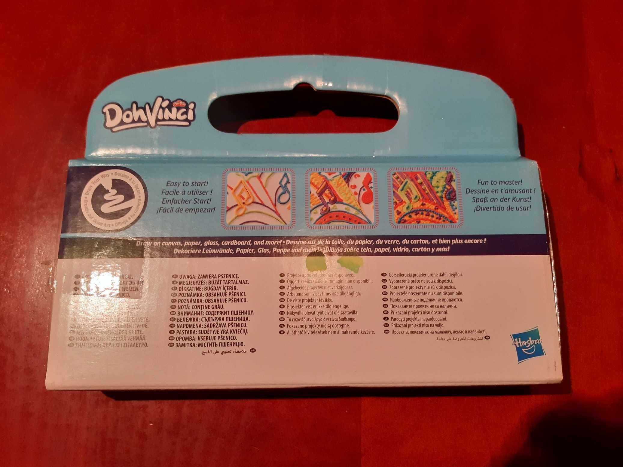 DohVinci tuby uzupełniające 6-pack mix Hasbro Play Doh Ciastolina