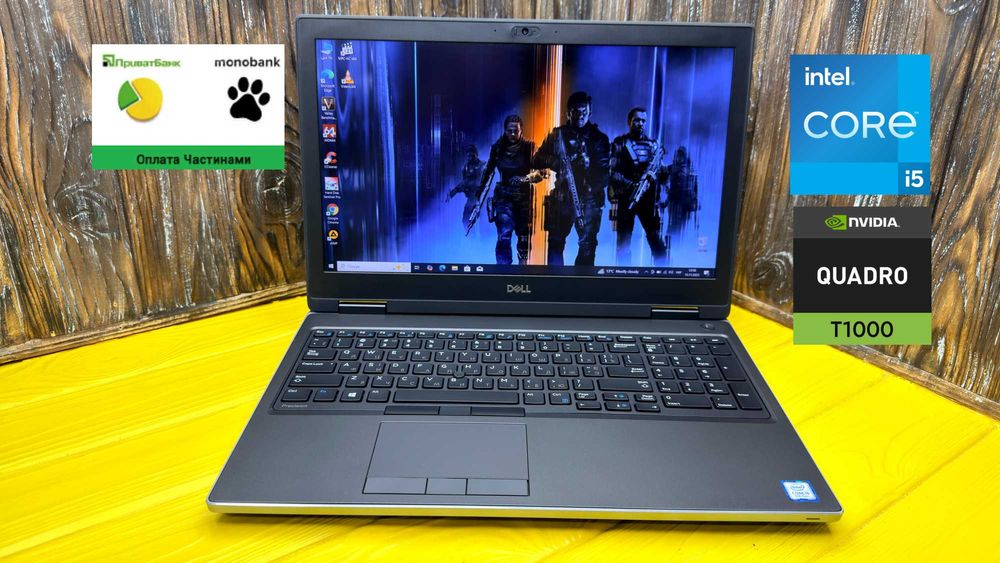 Надійний Ноутбук Для Роботи і Ігор Dell Precision 7540 / Quadro T1000