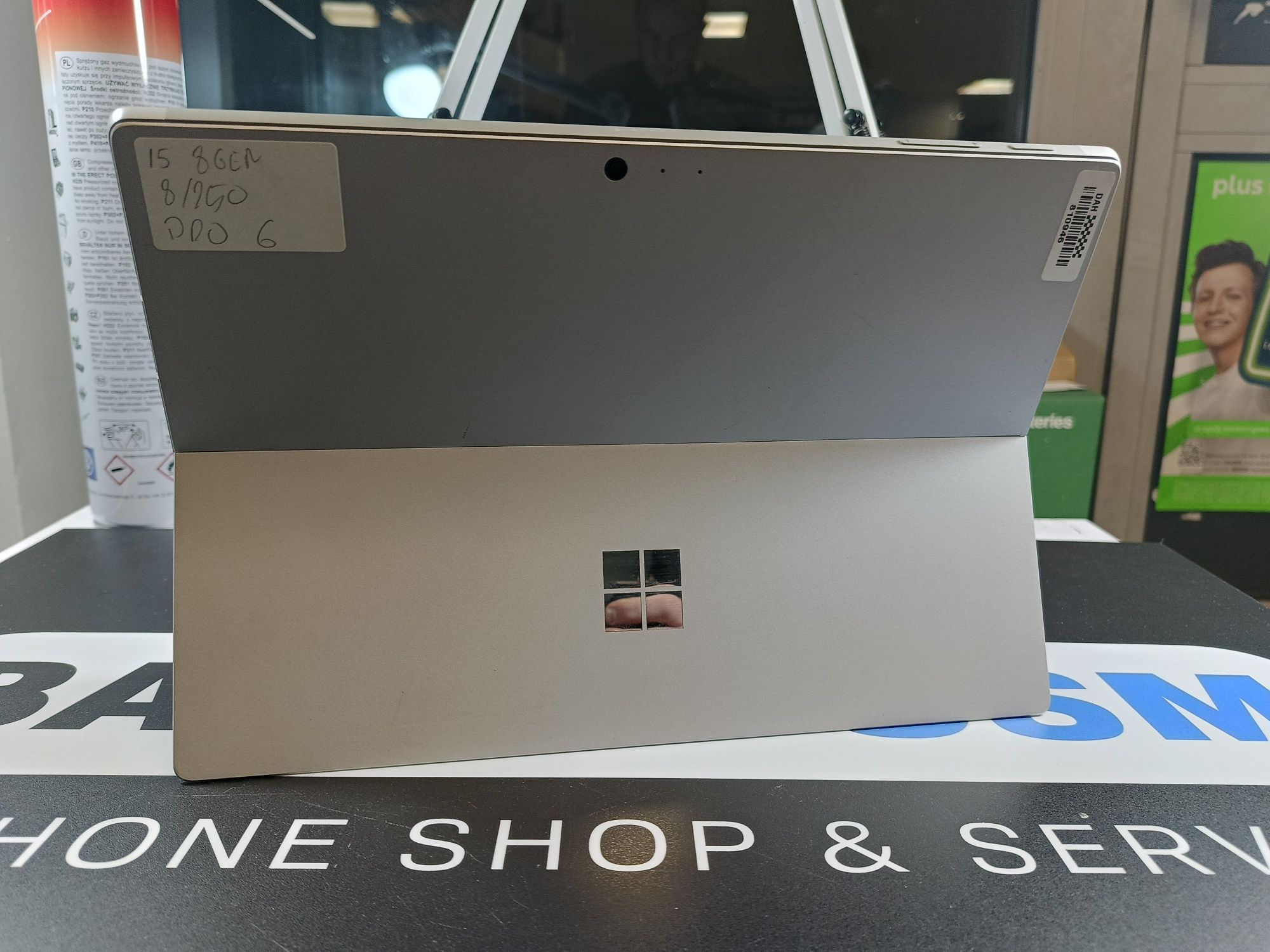 Sklep ładny tablet Microsoft Surface Pro 6 i5 8gen 8gb 256gb szary