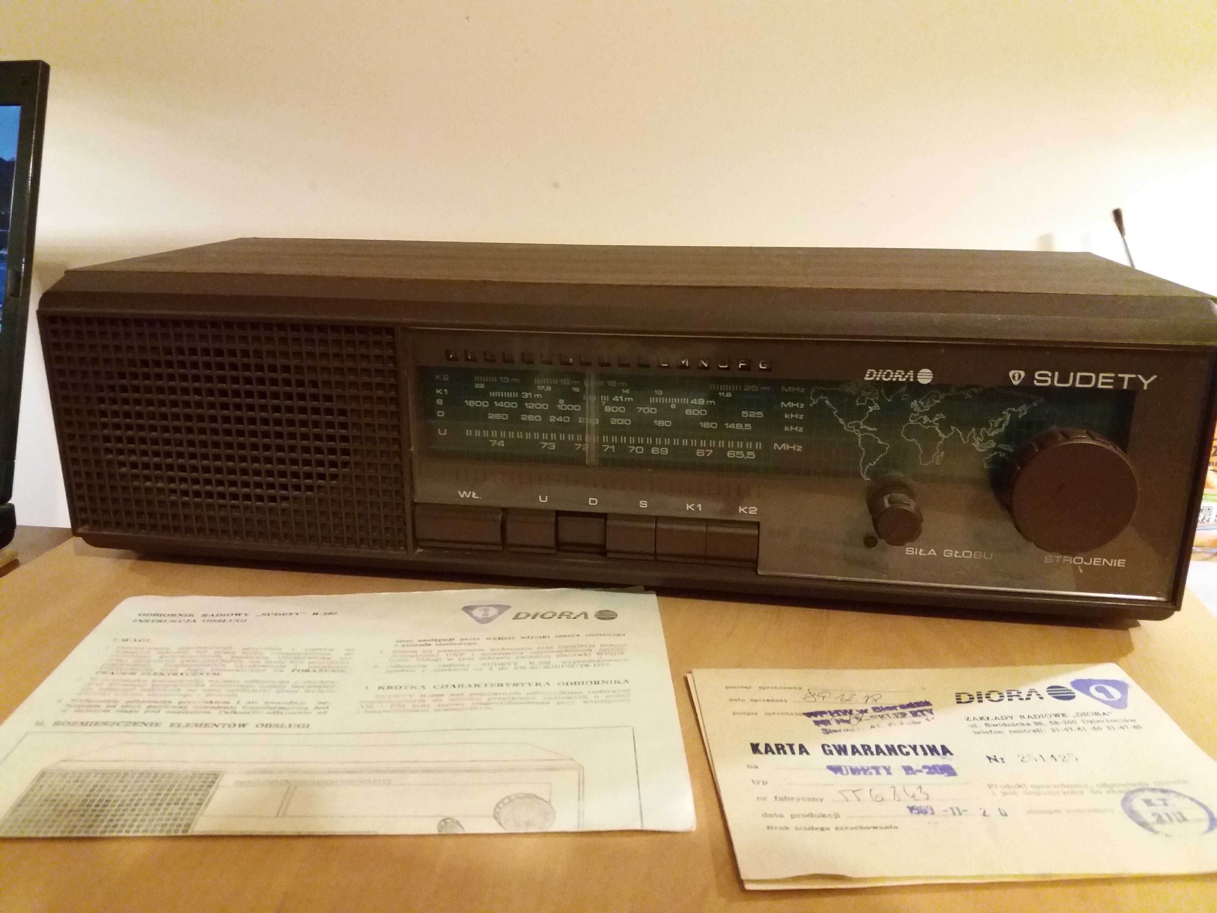 Radio SUDETY z 1989 roku.