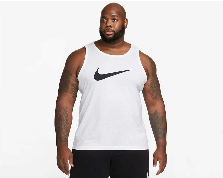 Як Нова БІЛА Зручна Майка Найк The Nike Tee WHITE, Розмір XXL(3XL)