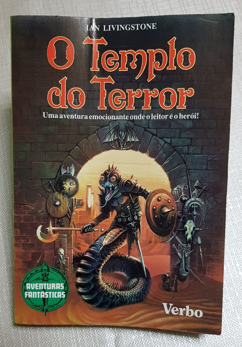 Livro O Templo do Terror - usado