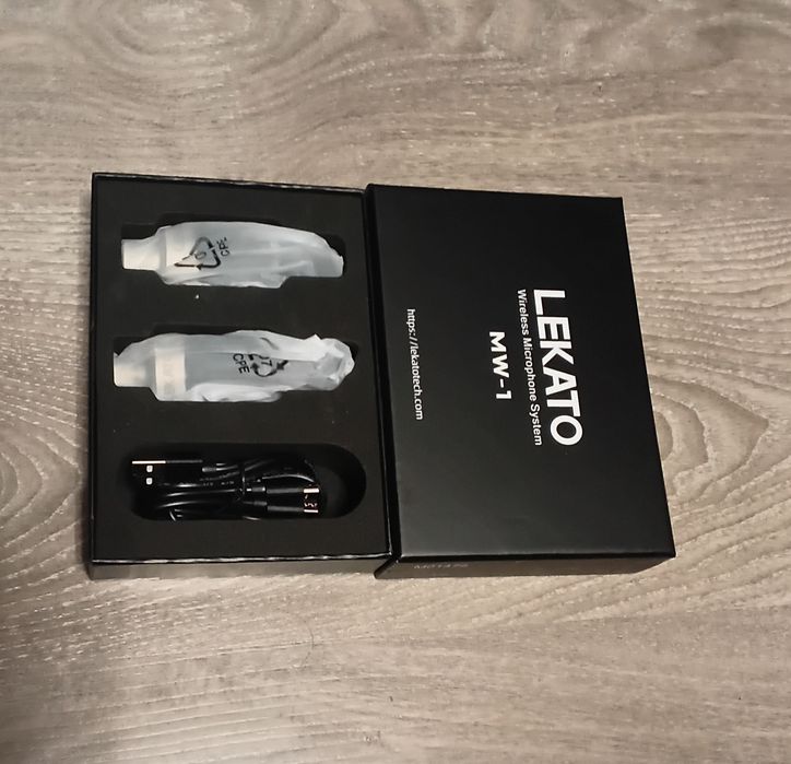 Бездротовий мікрофон LEKATO MW-1, новий.