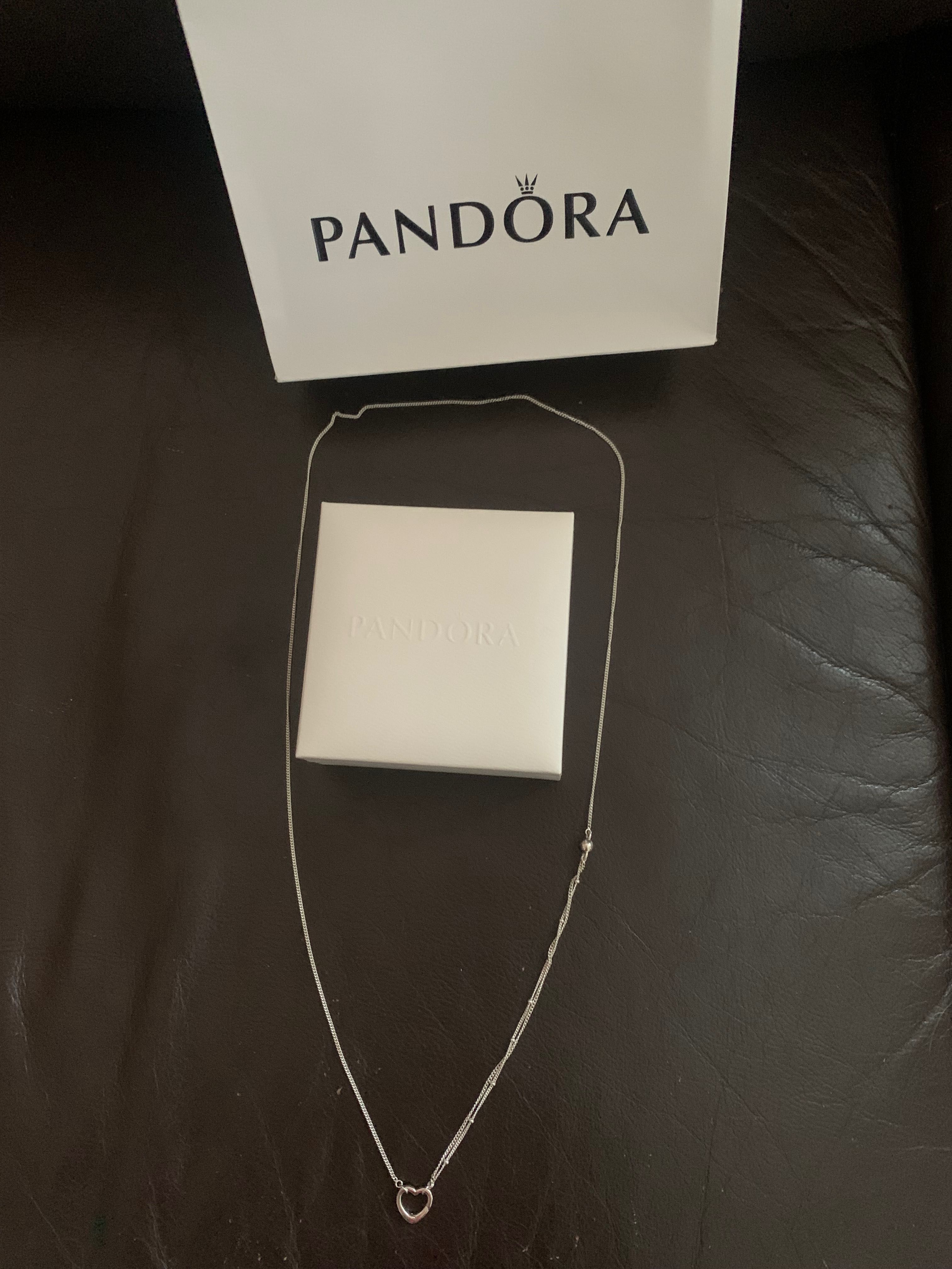 Pandora Colar AG OPEN Heart 6g