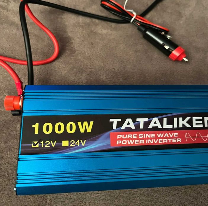 Инвертор преобразователь напряжения 1000W (чистая синусоида) на 220В