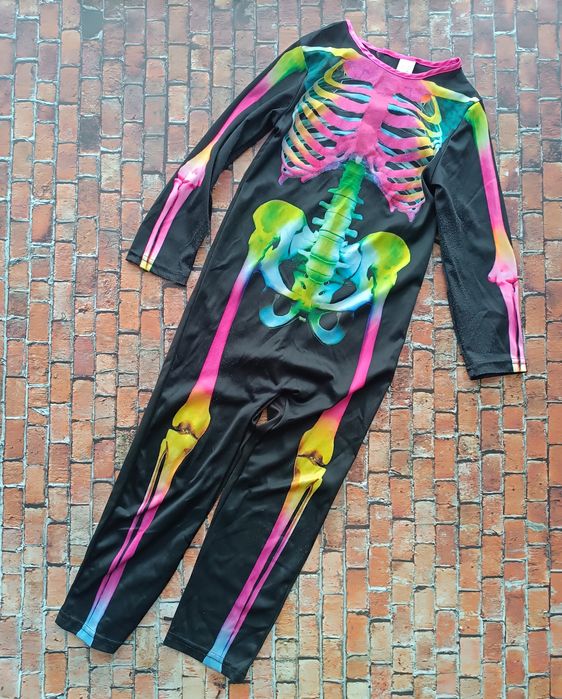 Комбінезон скелет на Хеллоуїн Маскарадний наряд