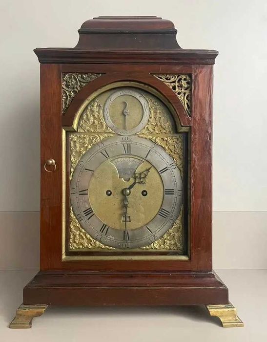 Zabytkowy angielski zegar kominkowy