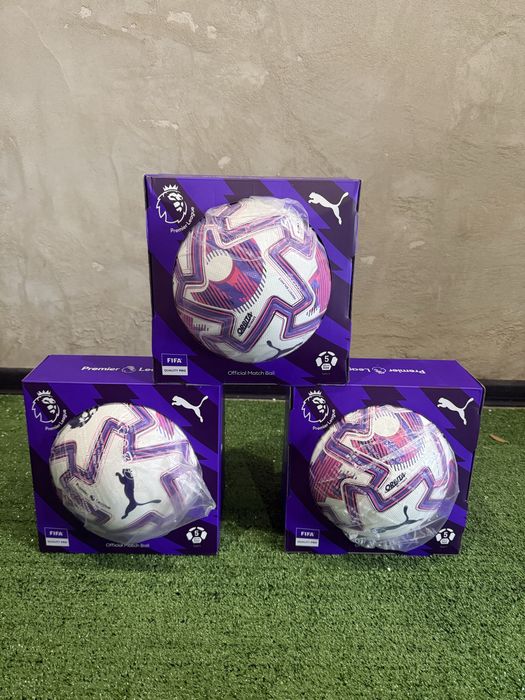 Komplet nowych 3 piłek meczowych PUMA Premier League