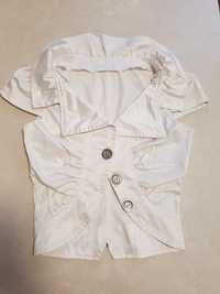 Шкільна підліткова біла блуза стильна жилетка розмір М