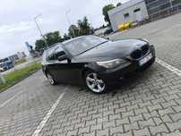 BMW E61 520d. M47, manual, skóry, bluetooth, navi, AUX.