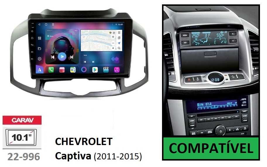 Rádio 2DIN • CHEVROLET • Aveo • Captiva • Trax • Orlando • Android
