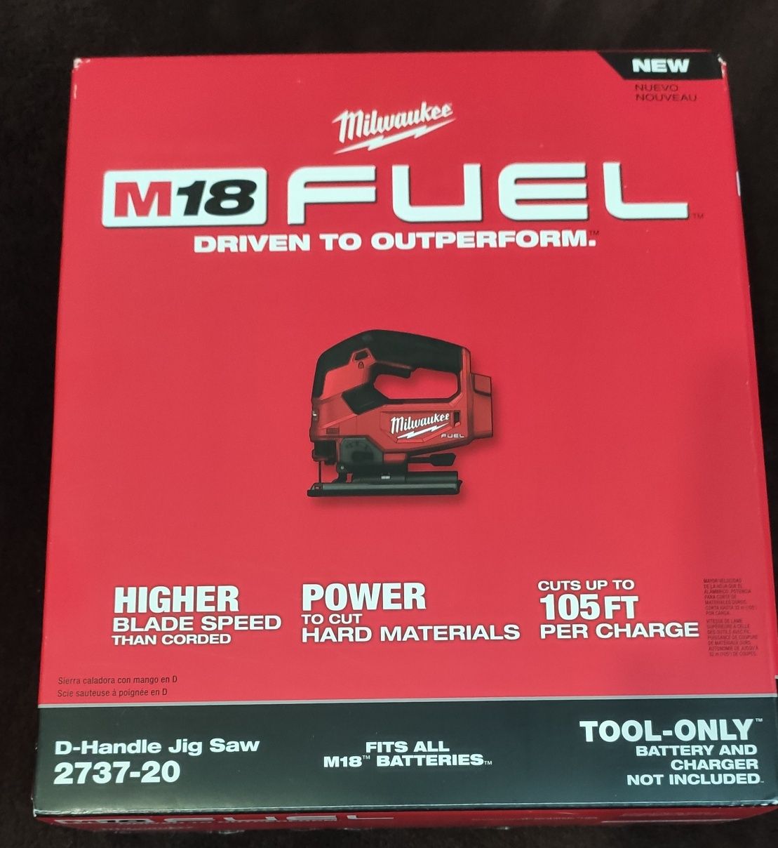 Оригінальний безщітковий лобзик Milwaukee M18 FUEL 2737-20