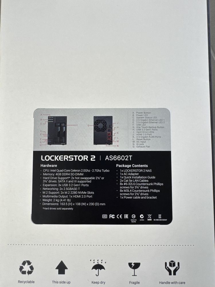 Serwer NAS asustore AS6602T