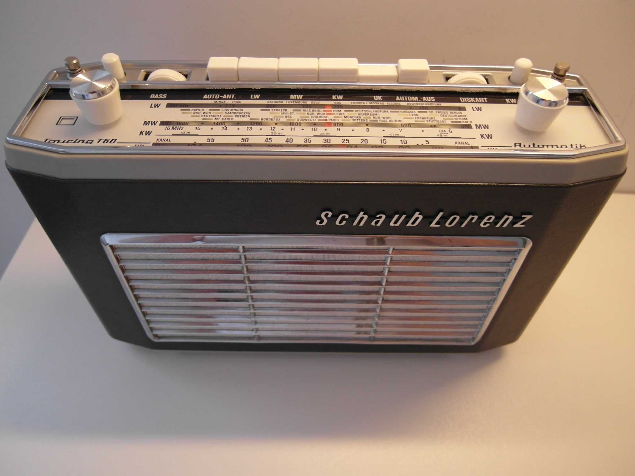 zabytkowe Radio Schaub Lorenz Touring T60 lata 60-te Jak Nowe!