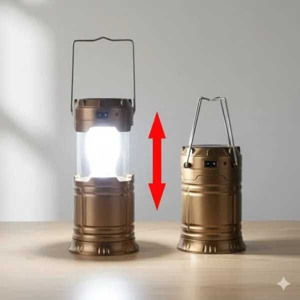 Кемпінговий ліхтар на сонячній батареї