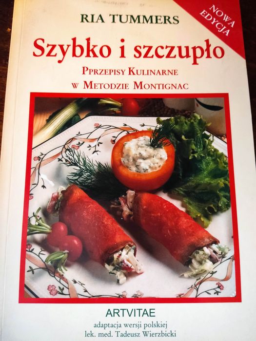 Książki z zasadami i przepisami diety wg Montignac