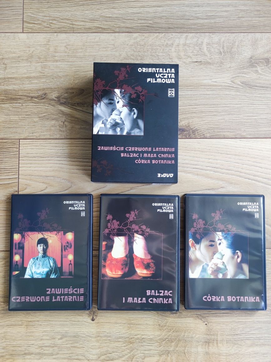 Komplet 3 filmów DVD Kino azjatyckie Orientalna uczta filmowa