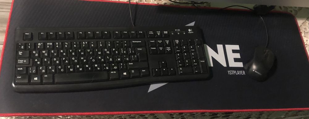 Клавиатура + мышка + коврик