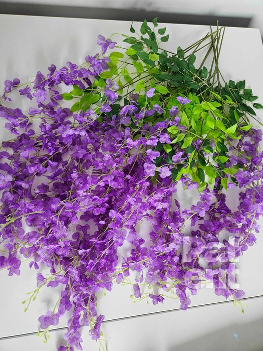 Wisteria fioletowa glicynia sztuczna girlanda dekoracja 12 sztuk