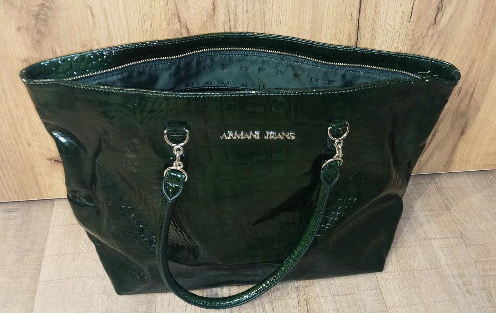 Torebka Armani Jeans butelkowa zieleń