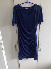 Elegancka sukienka niebieska H&M roz S