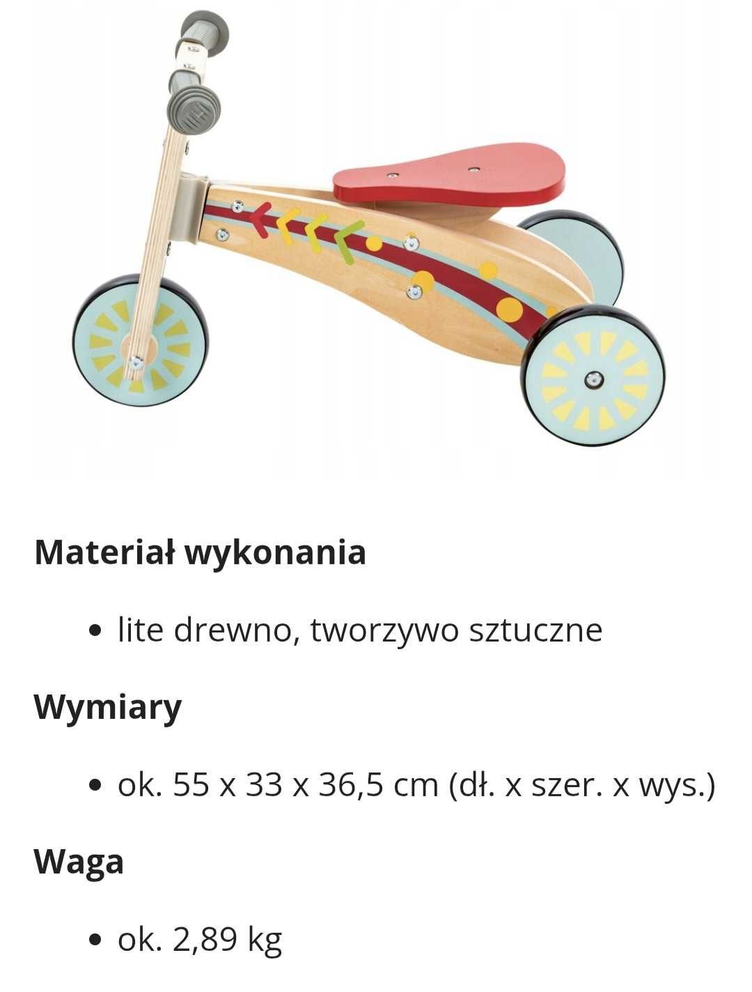 Rowerek biegowy , jeździk Playtive