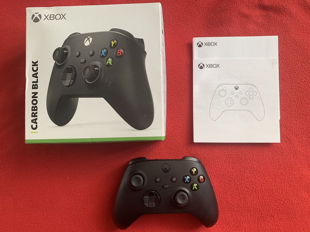 Pad kontroler Microsoft Xbox One X/S Win10 carbon black czarny