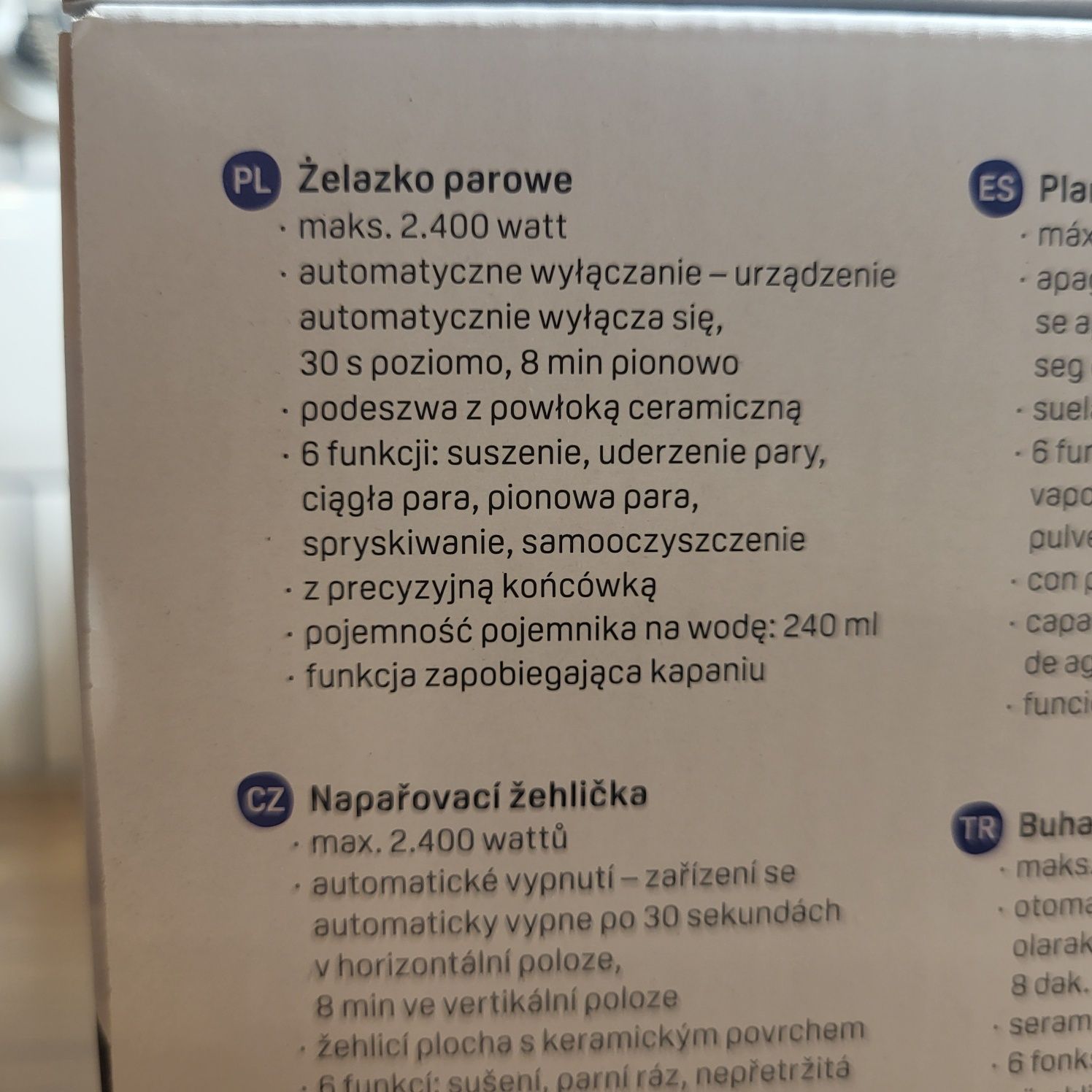 Żelazko IDEENWELT nowe
