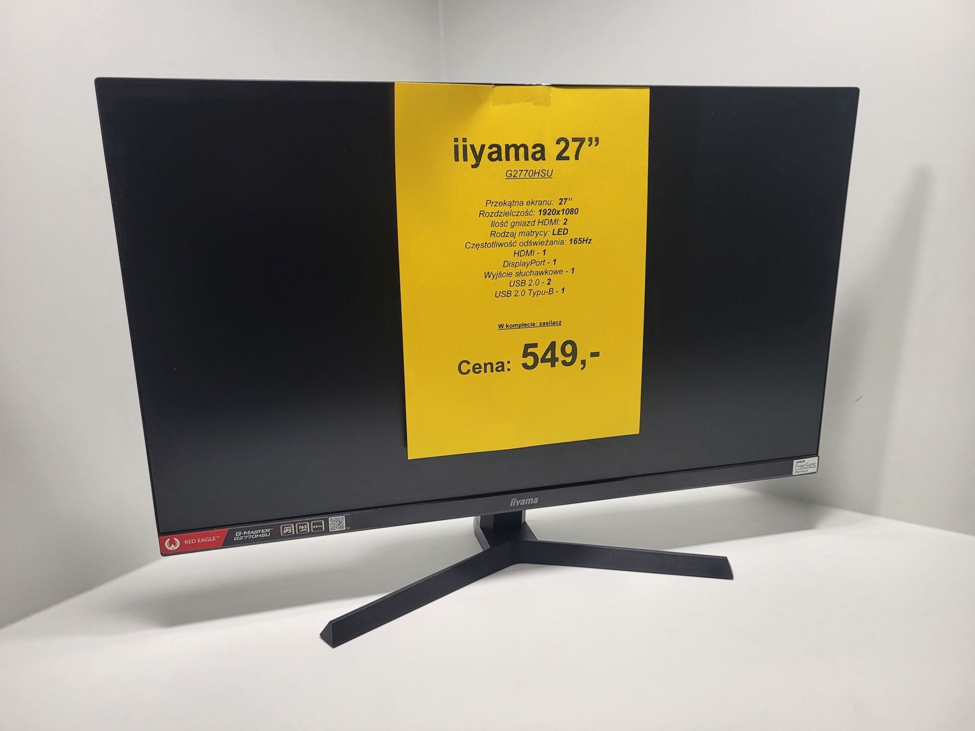 Monitor iiyama 27'' 165hz Komis Madej Sc Czeladź