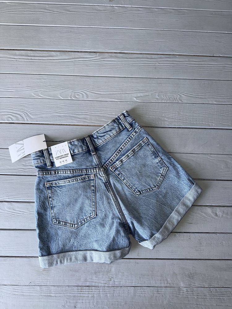 Джинсові шорти Zara Mom Fit