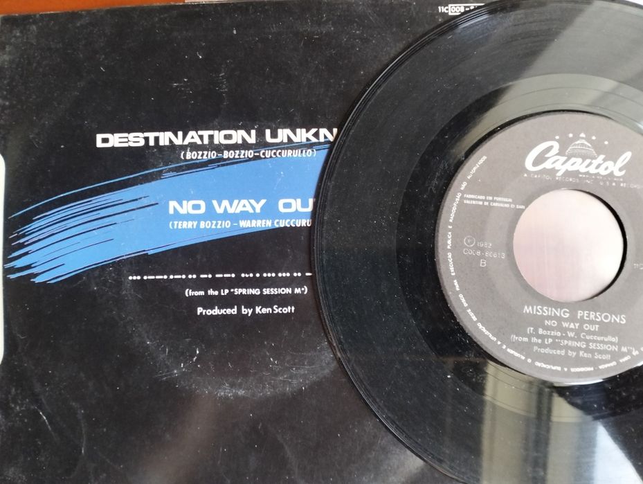Disco de vinil single Missing Persons
