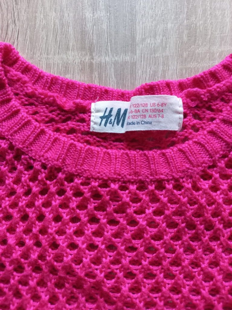 Sweterek h&m 122 128 cm