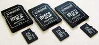 3 x Karta pamięci microSD 512mb micro SD + Adapter SD ( 3 karty )