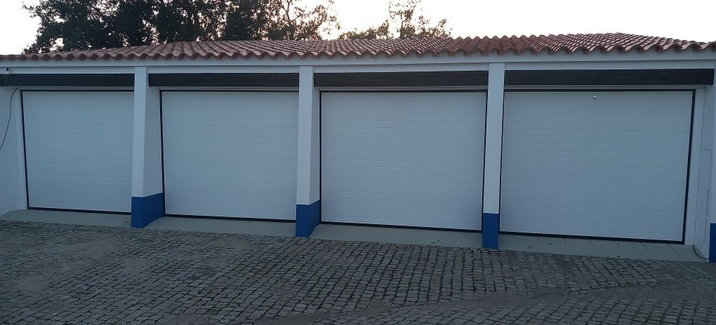 Portão seccionado de garagem por medida Novas cores