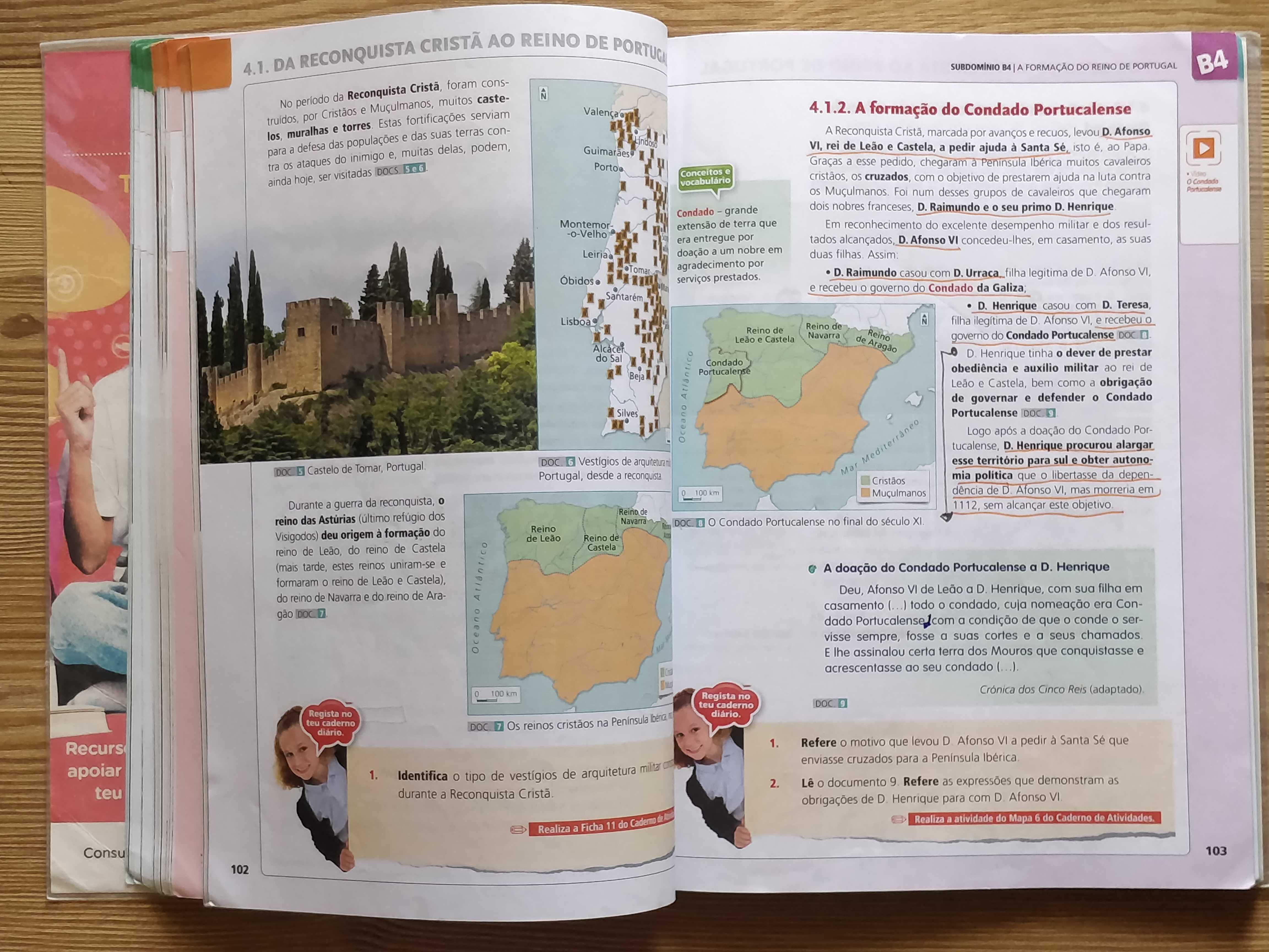 Manual de História e Geografia de Portugal 5º ano