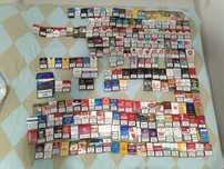 Maços de tabaco coleção