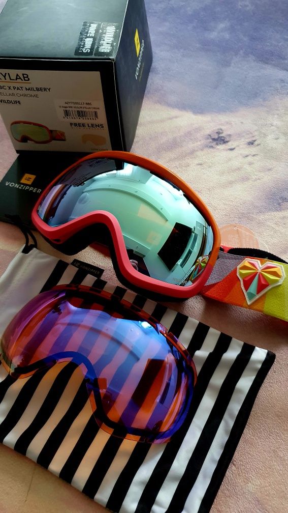 Nowe limitowane gogle VonZipper Skylab 2 szyby Polecam!