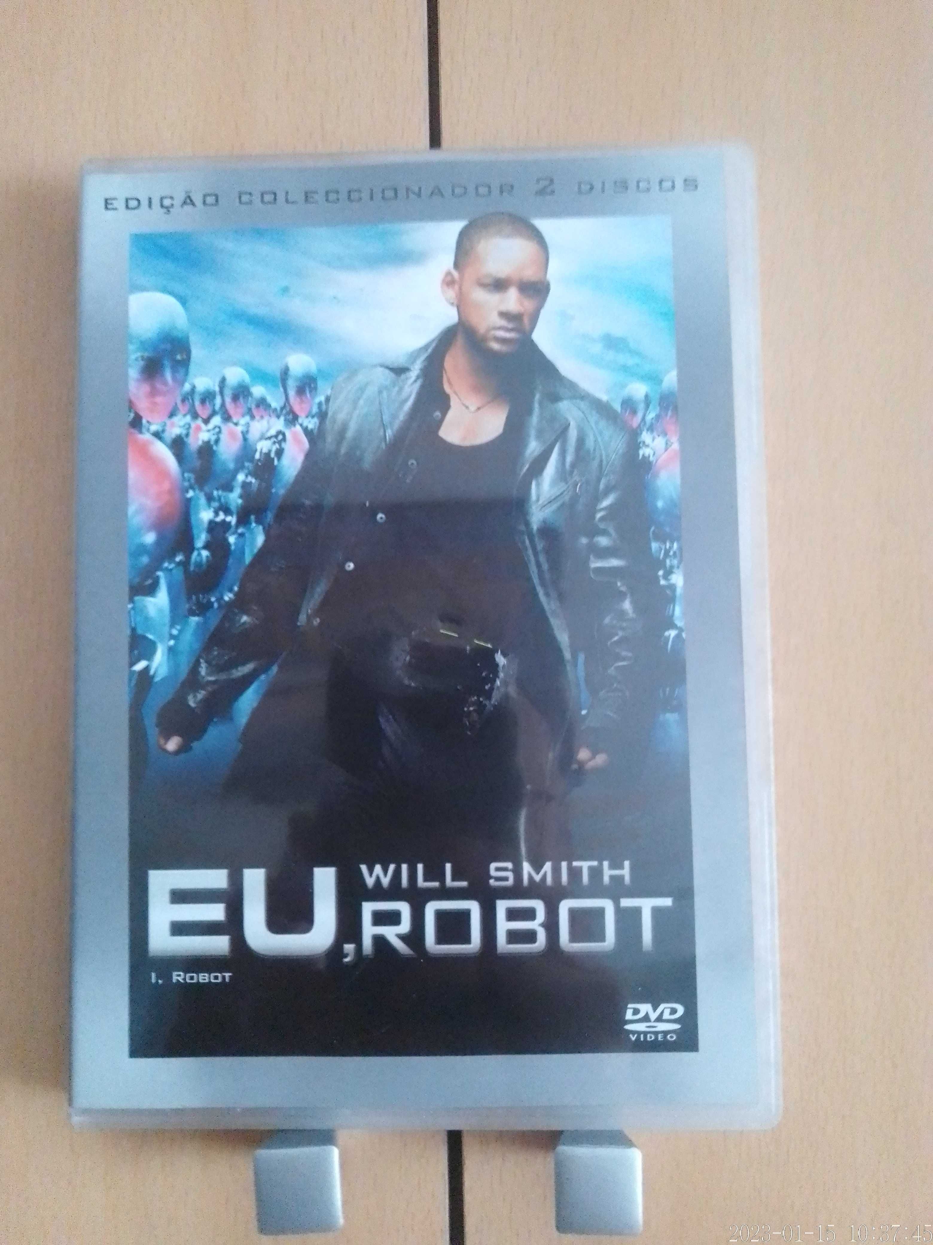 2 DVDs Eu Robô Filme Will Smith 2 DISCOS Ed Especial LgPT I Robot Alex