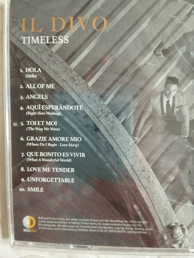 HiT!!! Płyta CD IL Divo " Timeless"