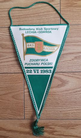 Proporczyki piłkarskie Lechia Gdańsk, Śląsk Wrocław