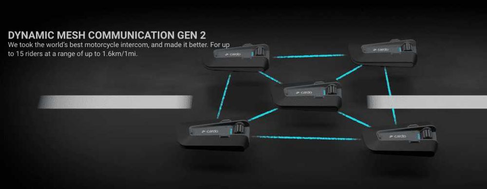 Intercomunicador CARDO Packtalk Neo (novo)