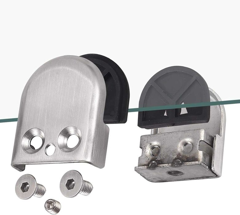 Suporte de vidro - aço inoxidável 304 ajustável braçadeiras para vidro