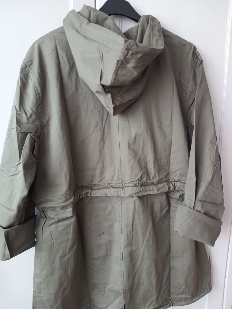 Nowa parka kurtka damska khaki S/M