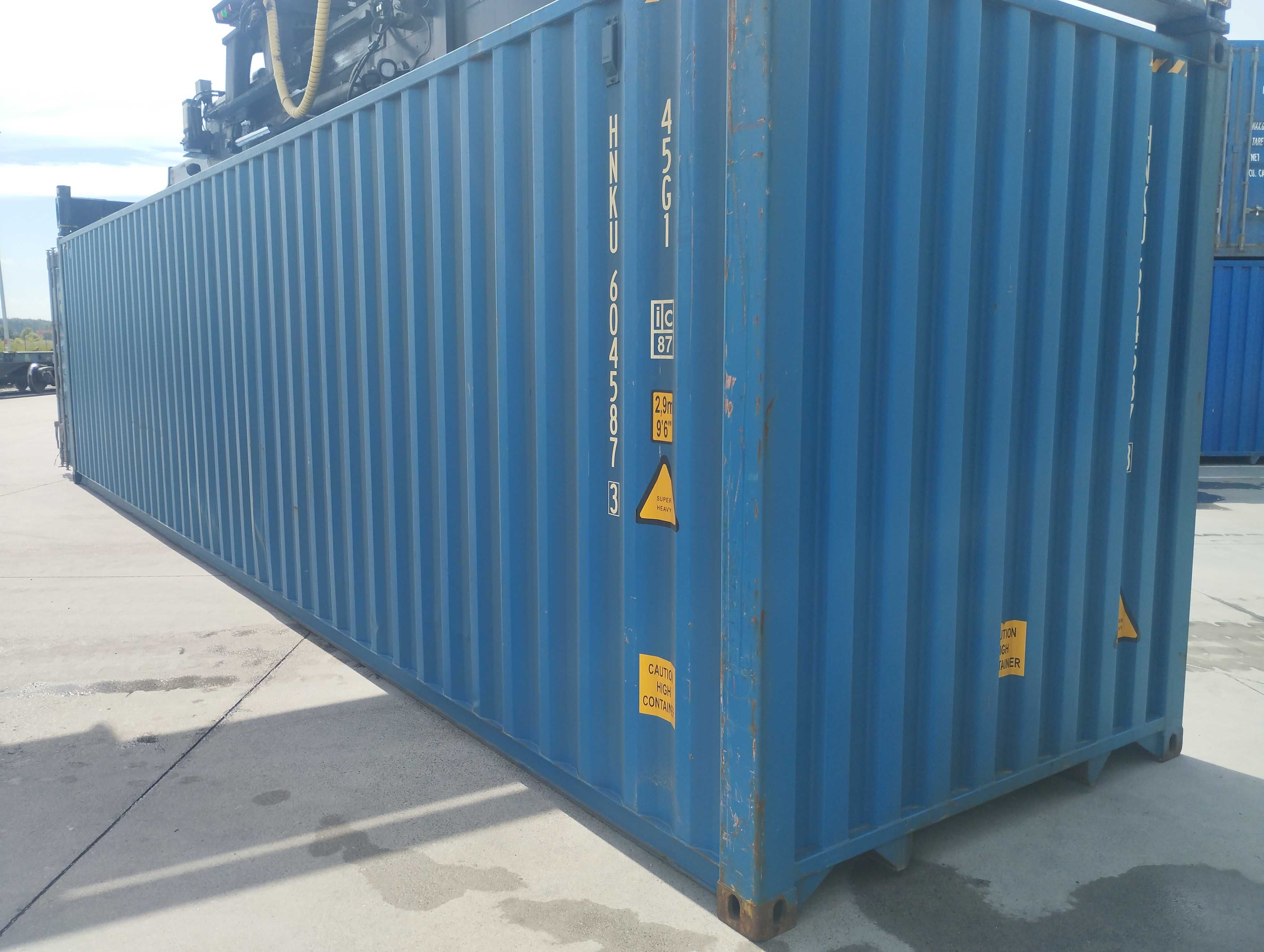 Kontener morski 40'HC 12metrowy / magazyn
