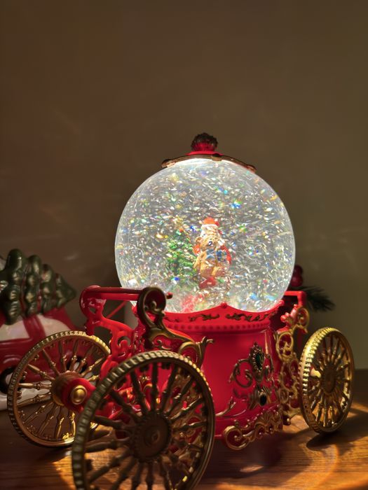 Карета нічник новорічний ліхтар