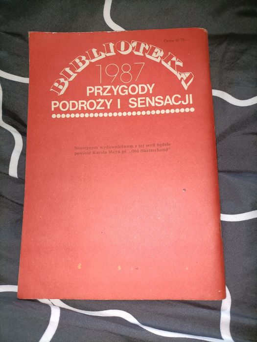 Książka Karol may przez góry i prerie z 1987 roku