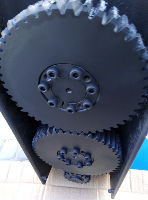 Mechanizm RĘBAKA W102-do 11cm- rebak rozdrabniacz walcowy niebieski